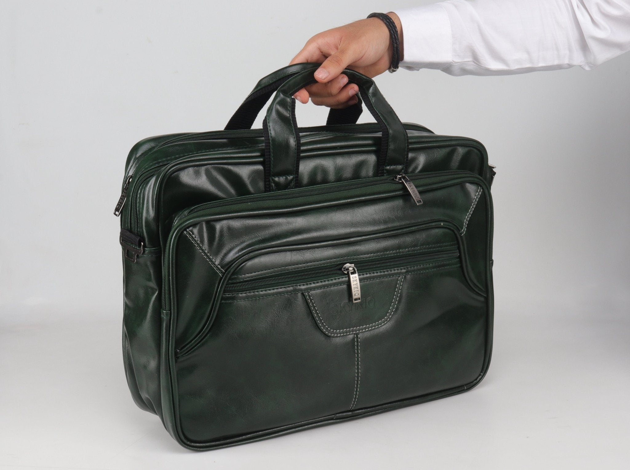 Professional Perfection Men s Solid Office Laptop Bags Sleek Style Flengo